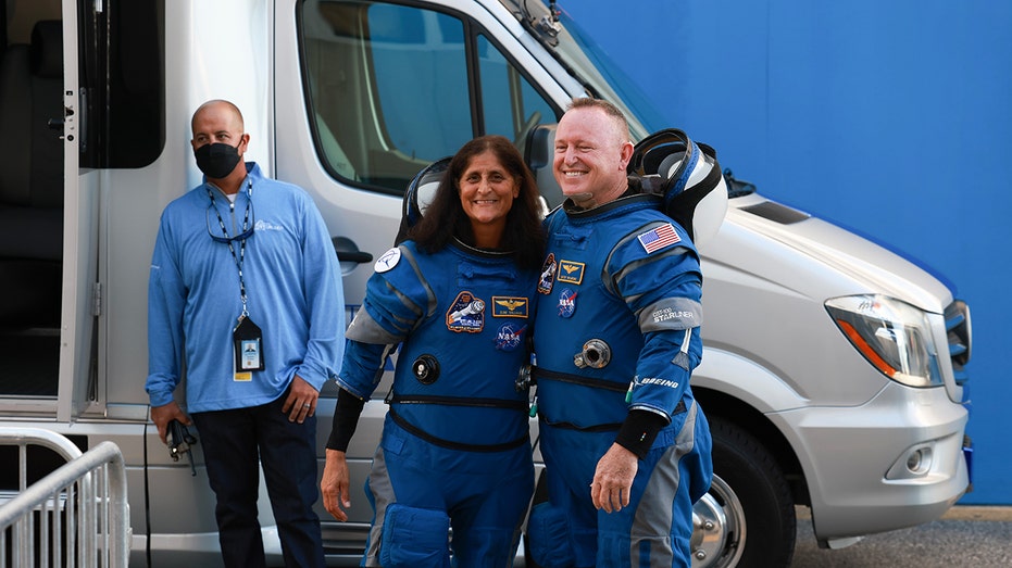 The crew of the Starliner