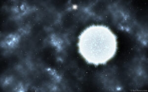 An artist’s impression of a neutron star. Image credit: Sci.News.